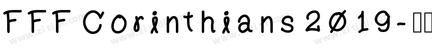 FFF Corinthians 2019字体转换